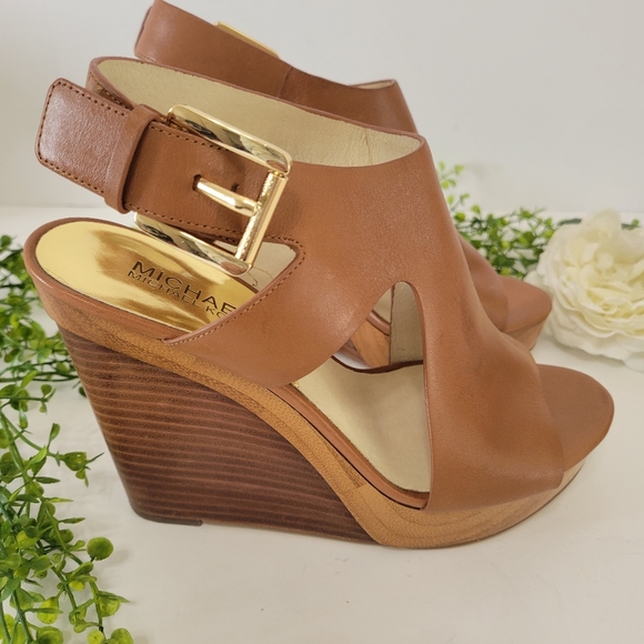 .SOLD. Michae,Michael kors wedge platform sandals women's size 7 - Picture 4 of 12